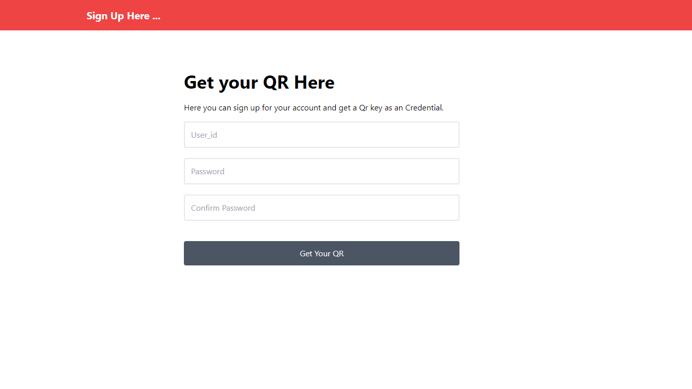 Qr-Code Based Login